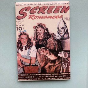 Magnet from Screen Romances image with A Wizard of OZ theme Very Good Condition